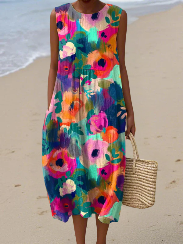 Vestido Midi Alba™ Vibrance