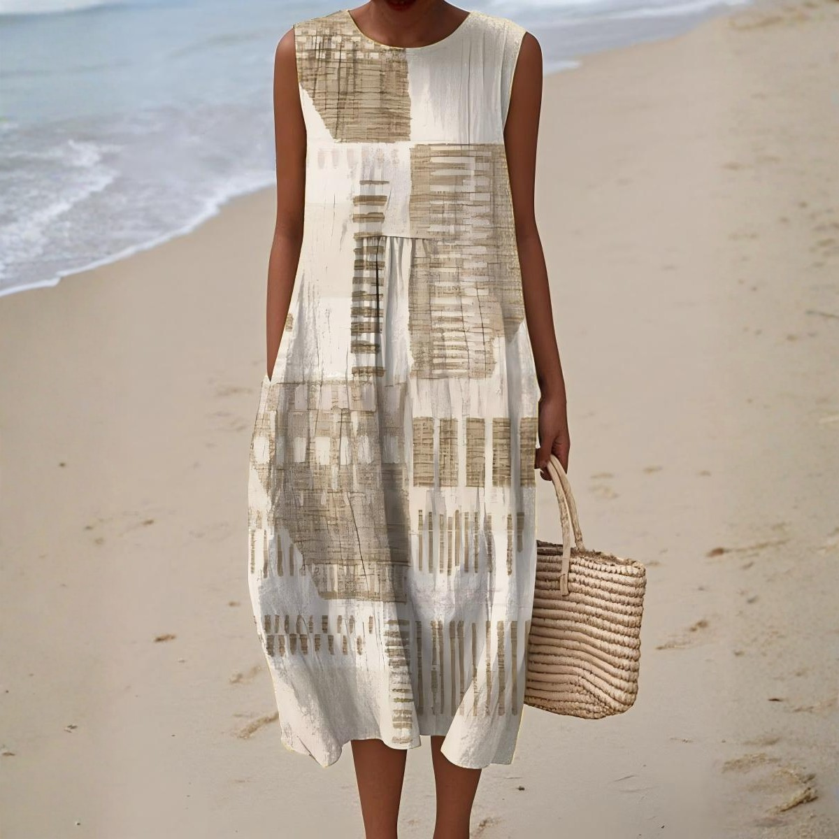 Rocío™ | Vestido Abstracto de Verano