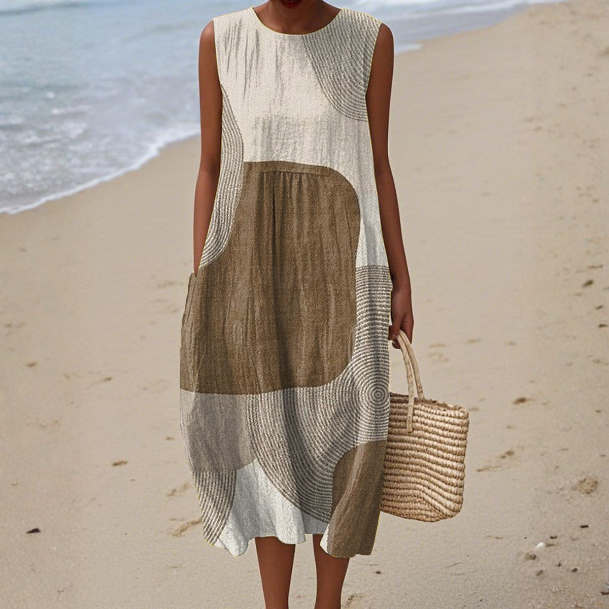 Rocío™ | Vestido Abstracto de Verano