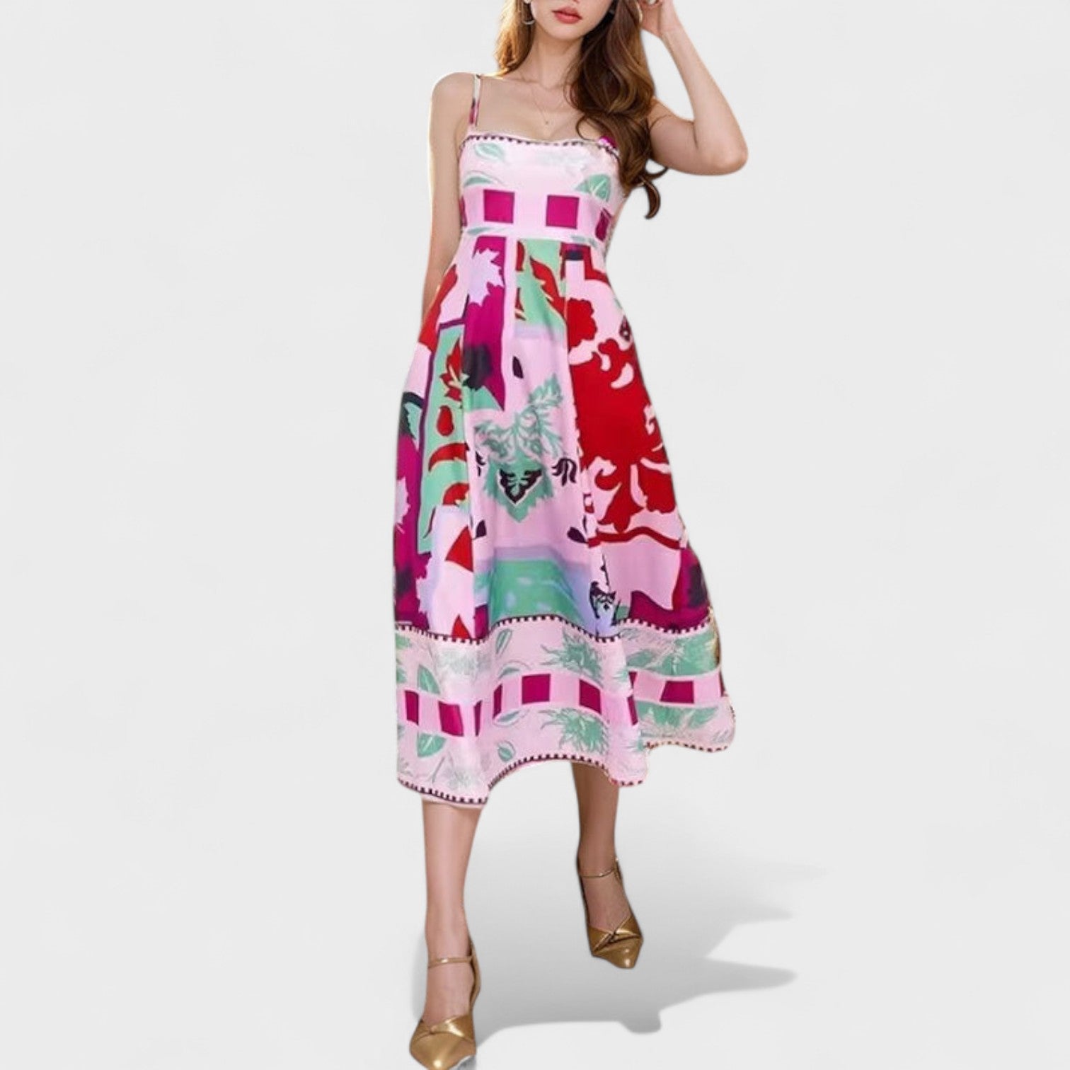 Nazaré - Vestido Colorido de Primavera