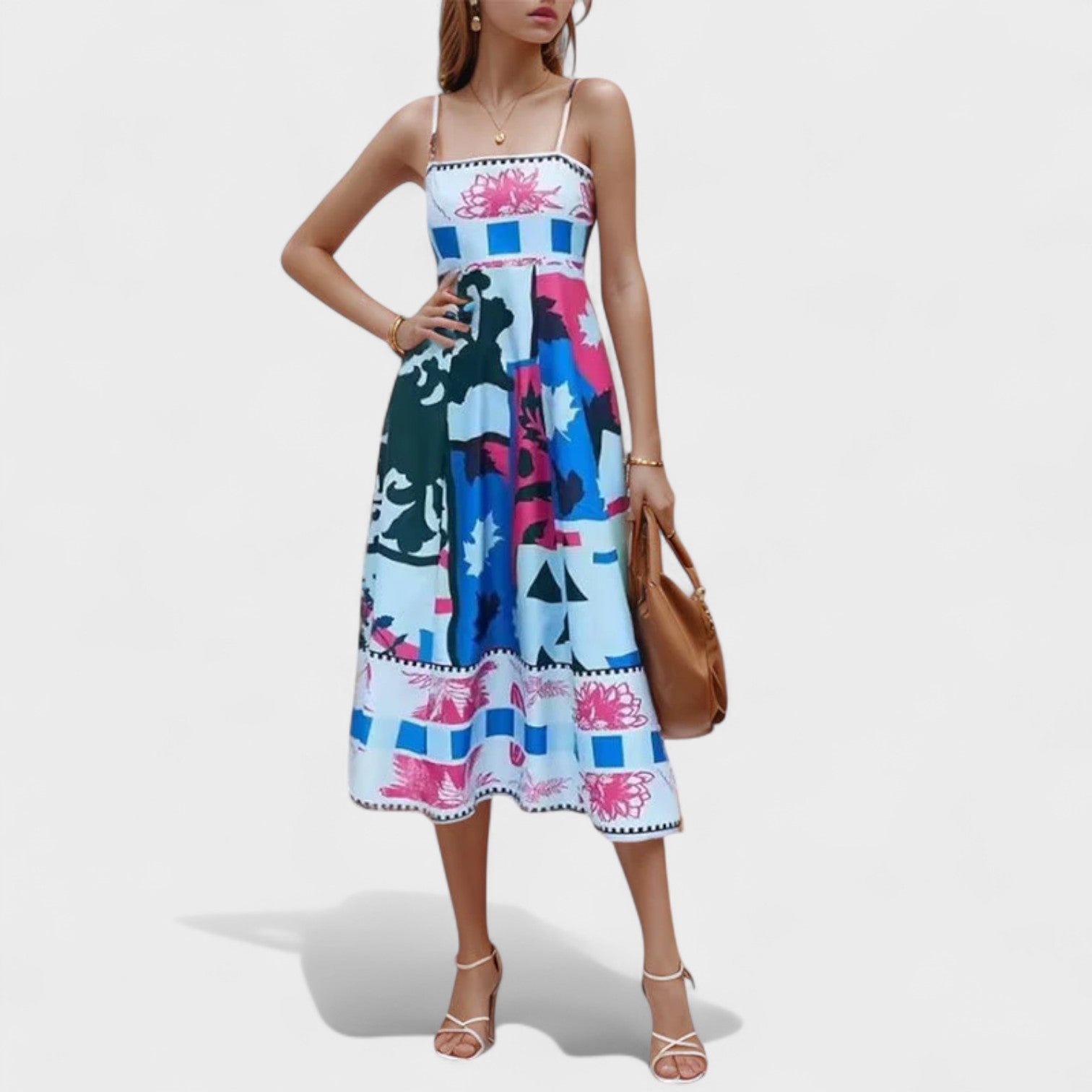 Nazaré - Vestido Colorido de Primavera