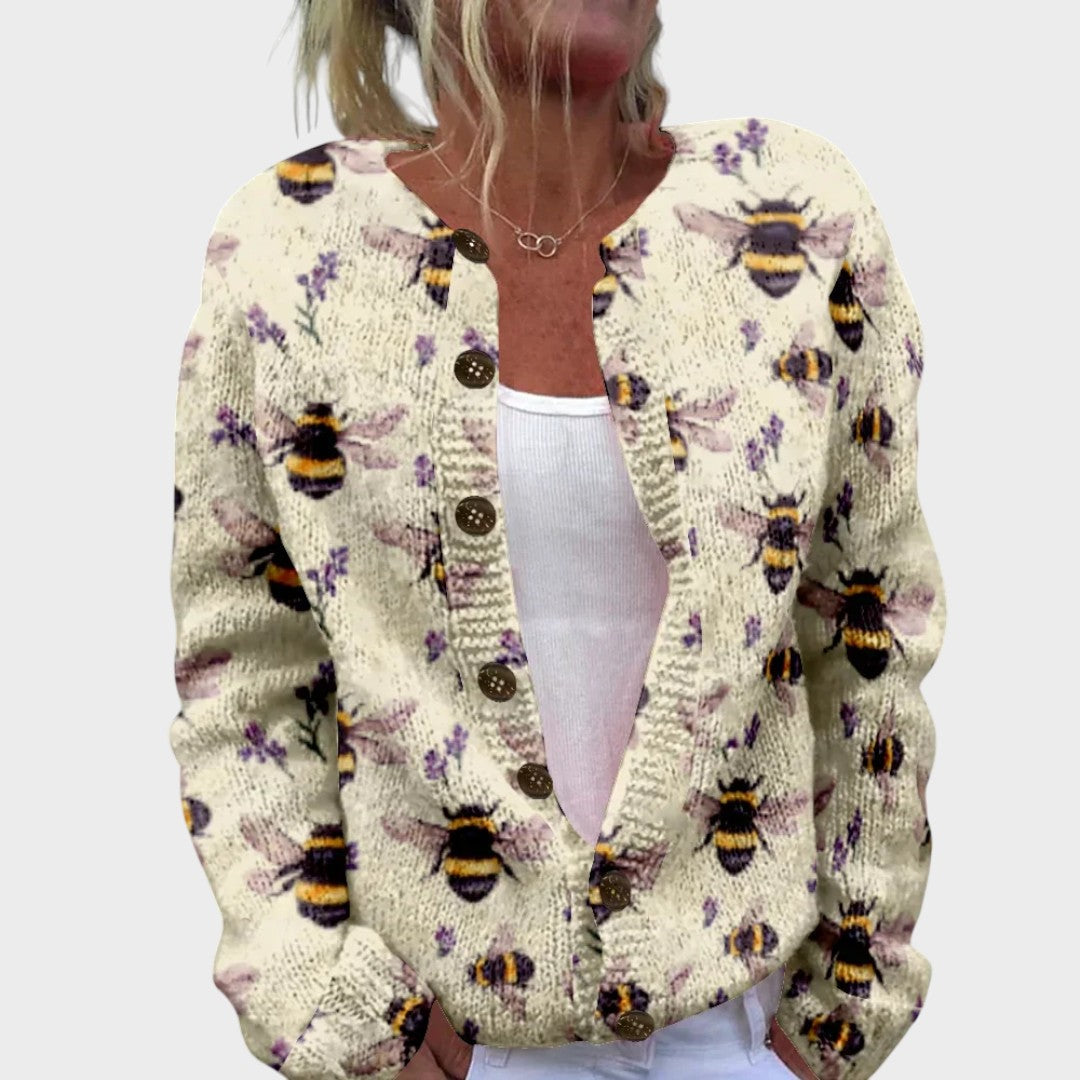 Alice - Cardigan Floral de Outono