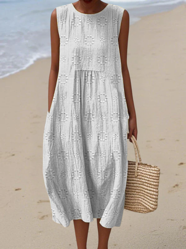 Vestido Midi Bordado Sofía™