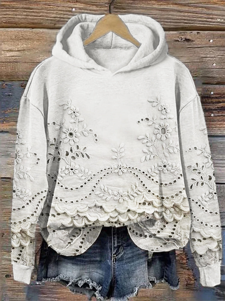 Lola™ Sudadera Vintage Impresa