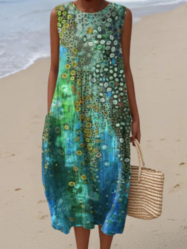 Isabella™ Vestido Midi Reef
