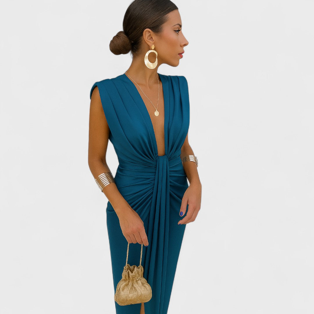 Júlia - Vestido de Decote Aberto