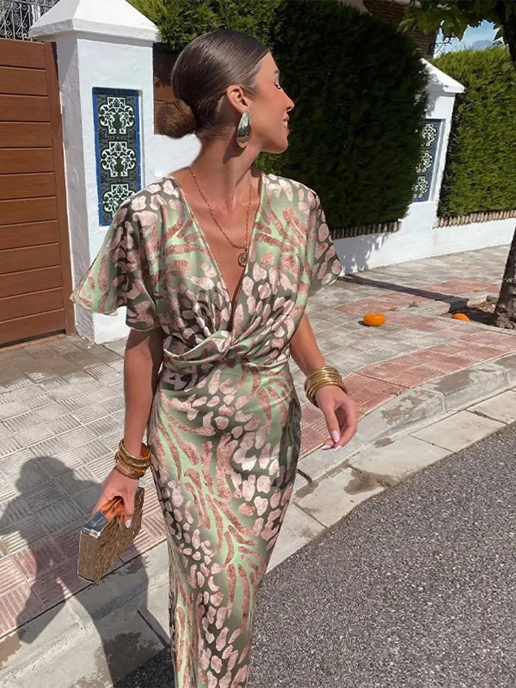 Raquel | Vestido Com Decote Em V