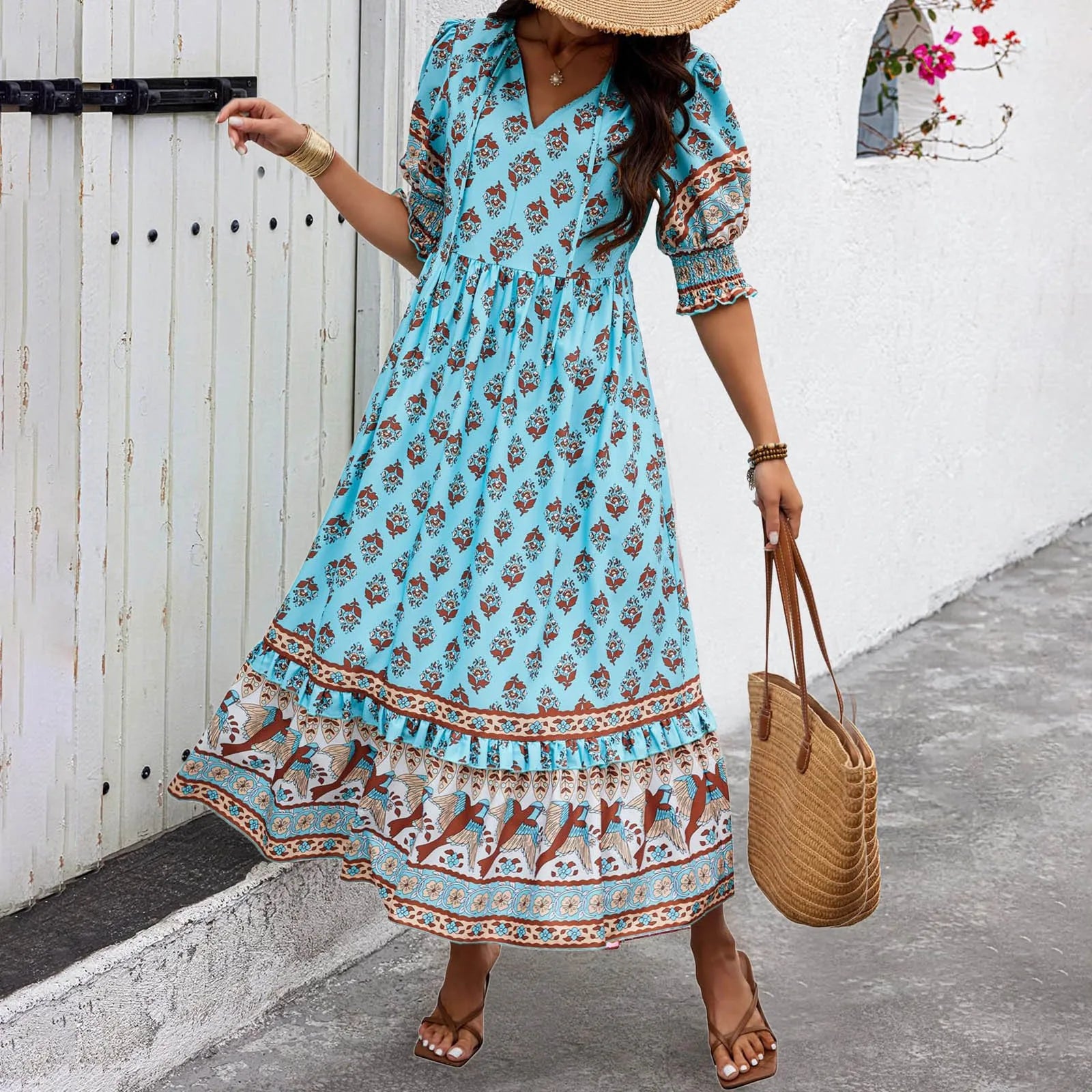 Angela - Vestido Boho Elegante