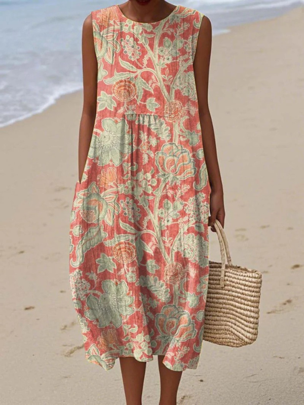 Vestido Midi Floral Eva™