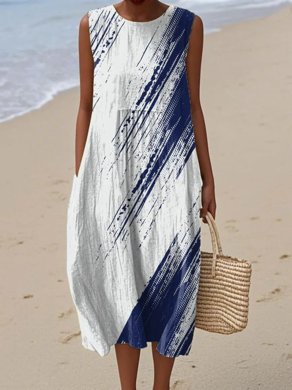Vestido Midi Brushstroke Catalina™