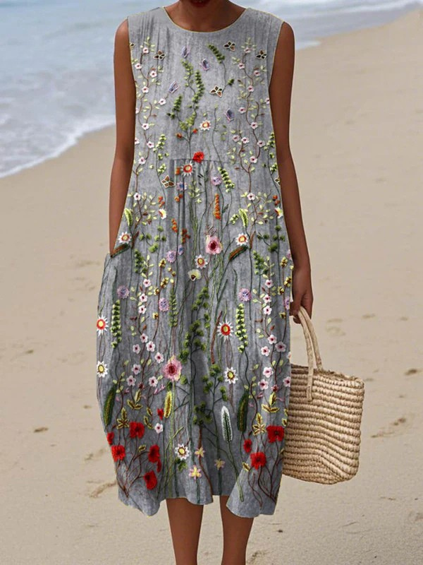 Irene™ Vestido Midi Wildflower