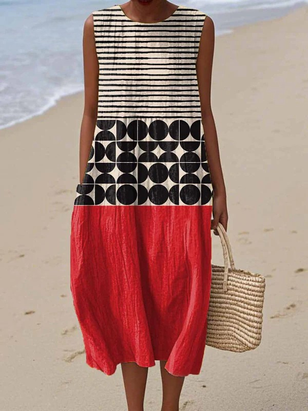 Vestido Midi Colorblock Beatriz™