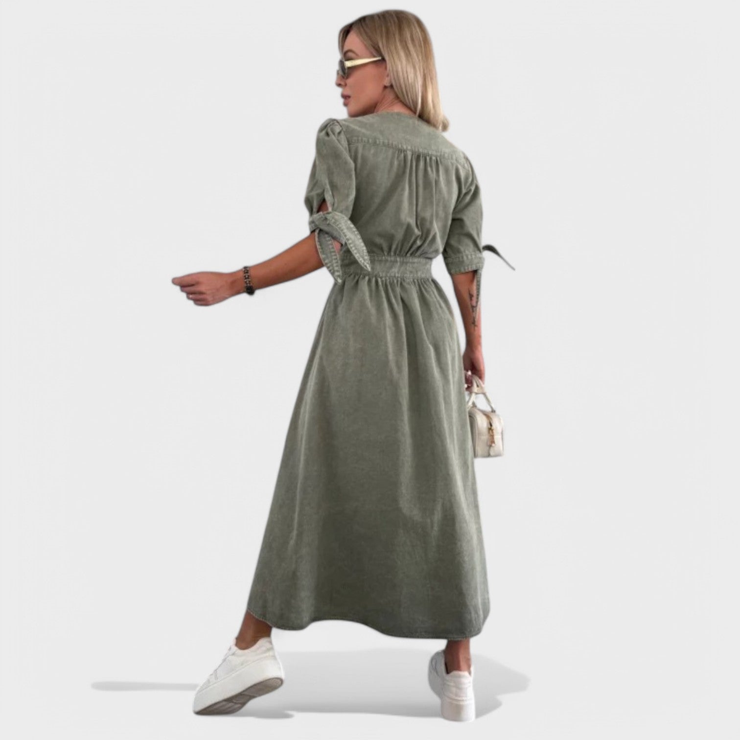 Celeste - Vestido de ganga