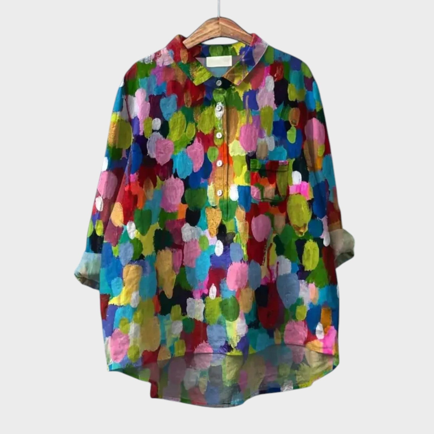 Flora - Camisa de linho de algodão