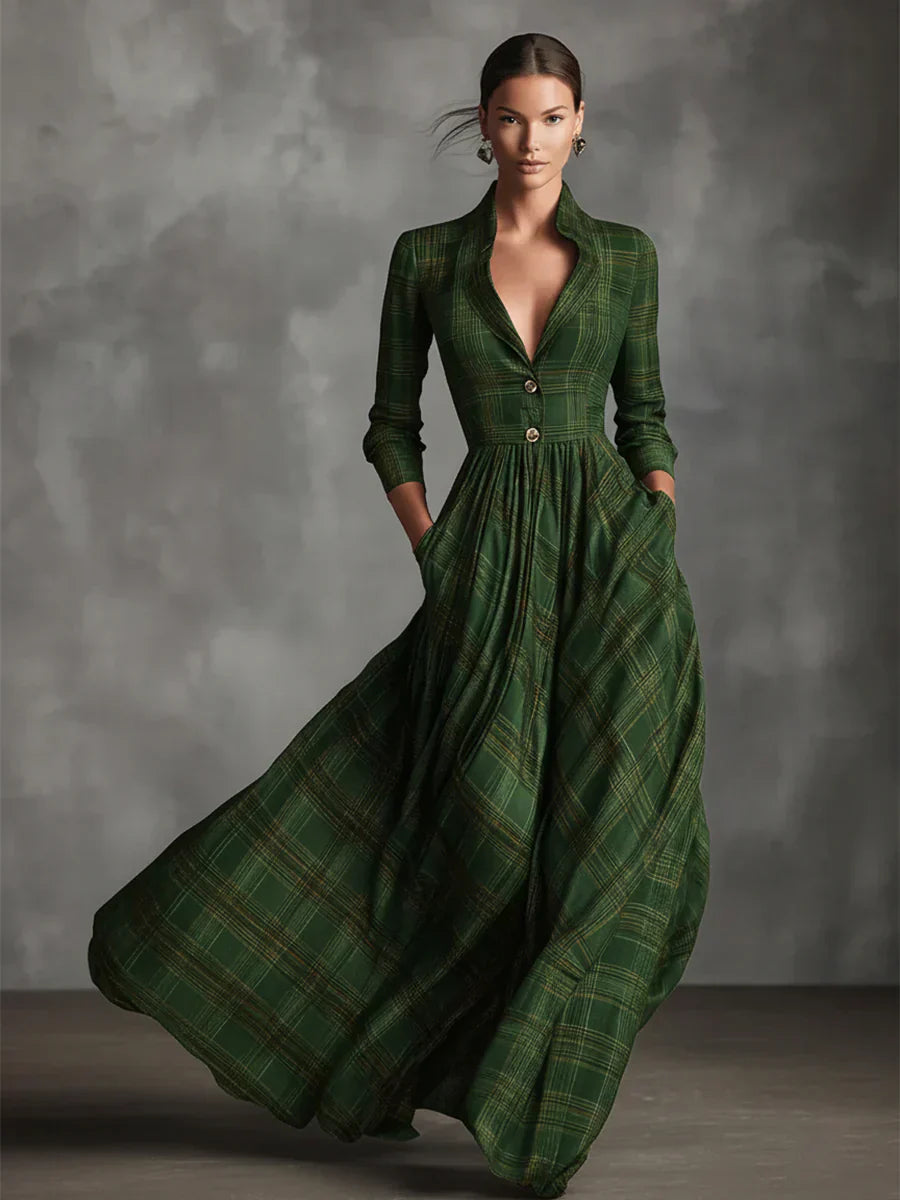 Elena | Vestido largo contemporáneo